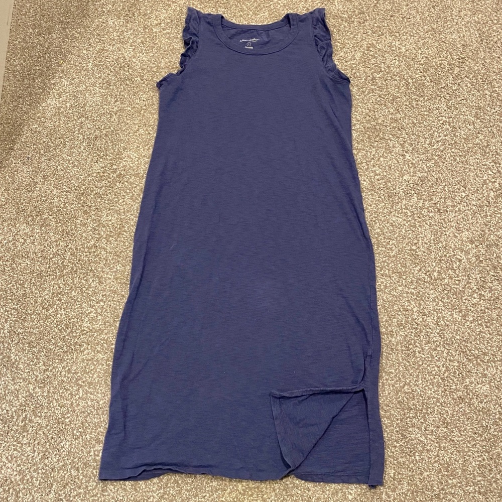 Navy Cotton Maxi
